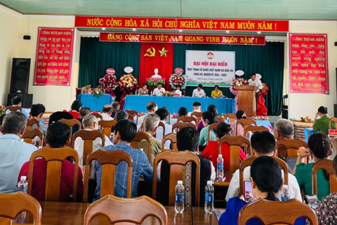 Tổ chức thành công Đại hội đại biểu MTTQ Việt Nam xã Đăk Xú, lần thứ VII nhiệm kỳ 2024-2029.