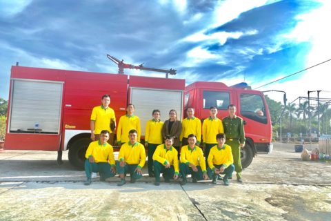 Tổ liên gia an toàn PCCC Xã Đăk Xú tham gia Hội thi nghiệp vụ chữa cháy và cứu nạn, cứu hộ “Tổ liên gia an toàn phòng cháy, chữa cháy” năm 2024