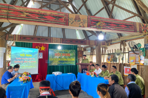 Hội nghị tuyên truyền công tác quản lý bảo vệ rừng và  phòng cháy, chữa cháy rừng tại thôn Kei Joi, xã Đăk Xú, huyện Ngọc Hồi